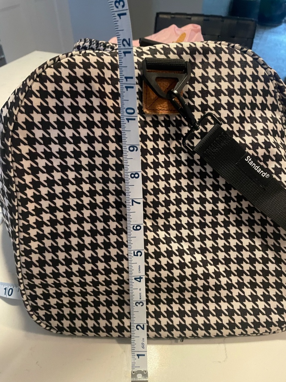 Hershel Supply Co Strand Duffel Bag in Houndstooth and Polka Dot - Picture 7 of 8
